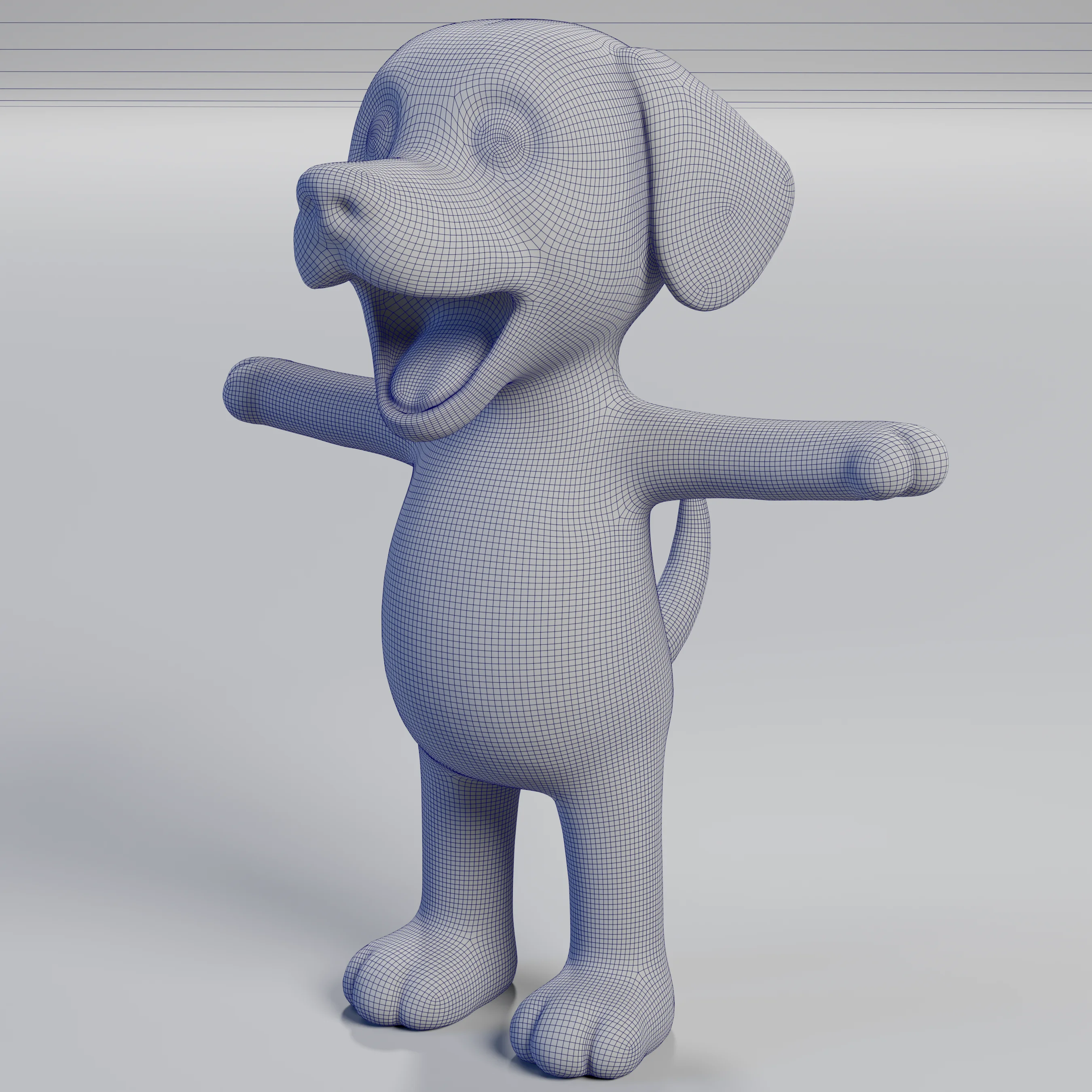 Raw 3D mesh from Rodin AI