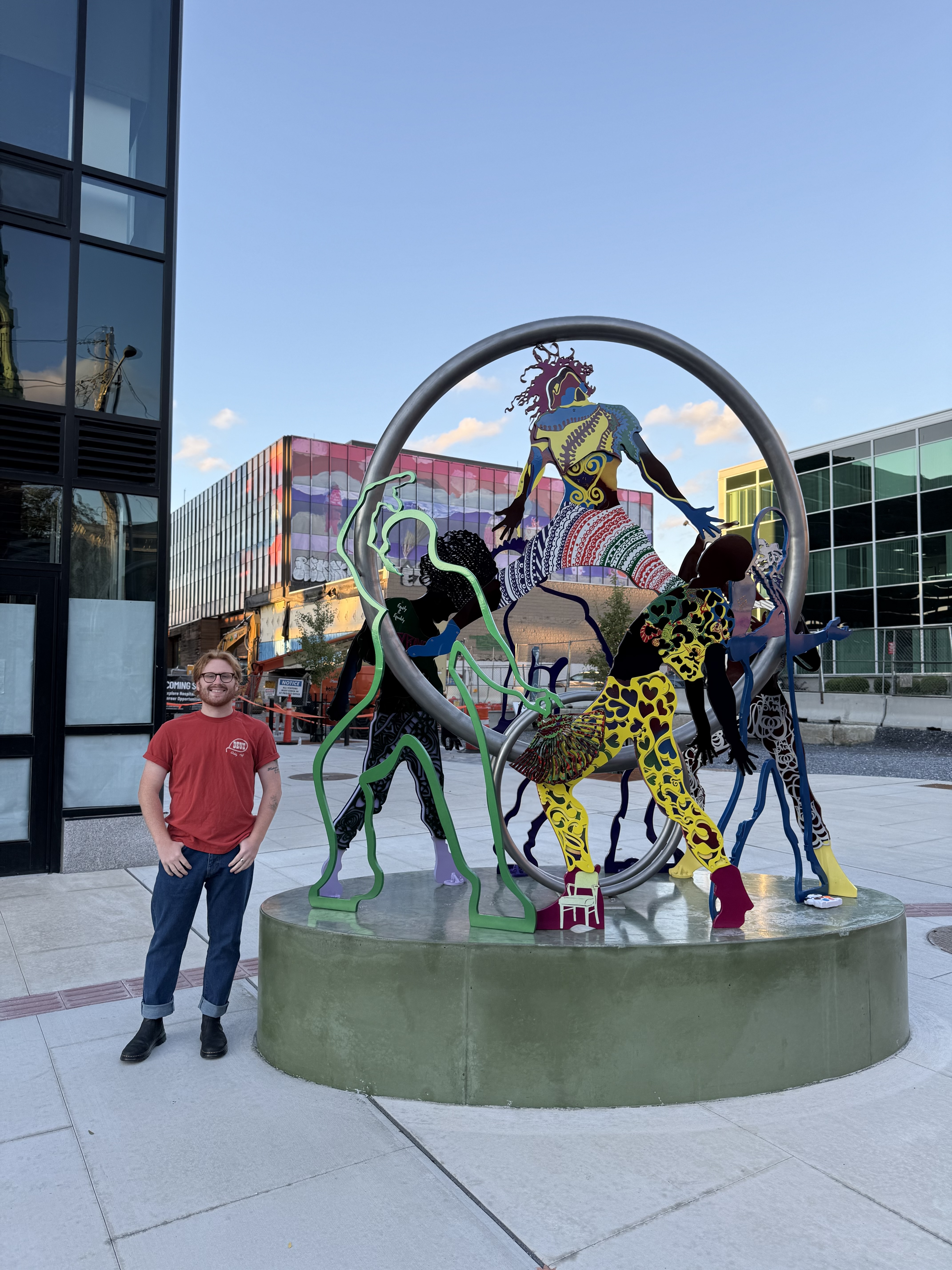Burlington sculpture installed